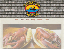 Tablet Screenshot of lobster-shack.com